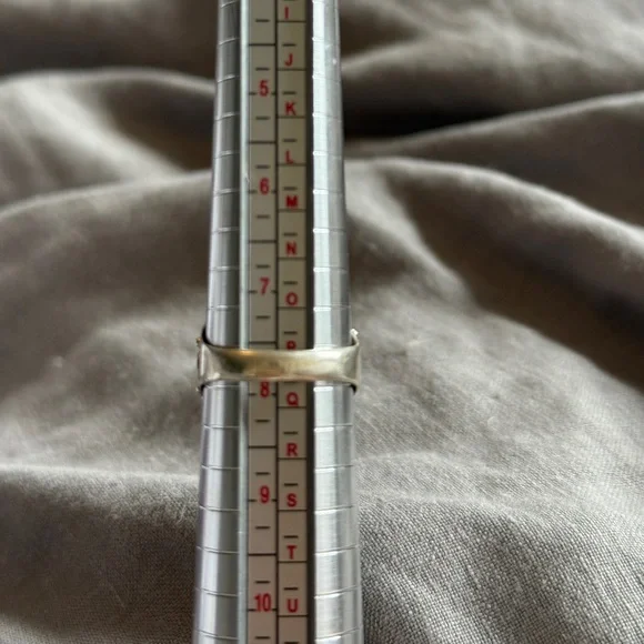 Natural Amazonite Gemstone Ring Solid 925 Sterling Ring - Picture 5 of 6